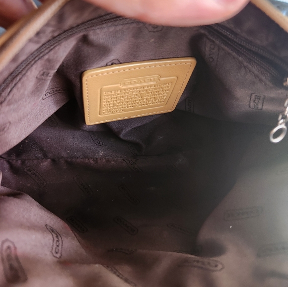 Coach Tan Leather Bag - Picture 6 of 6